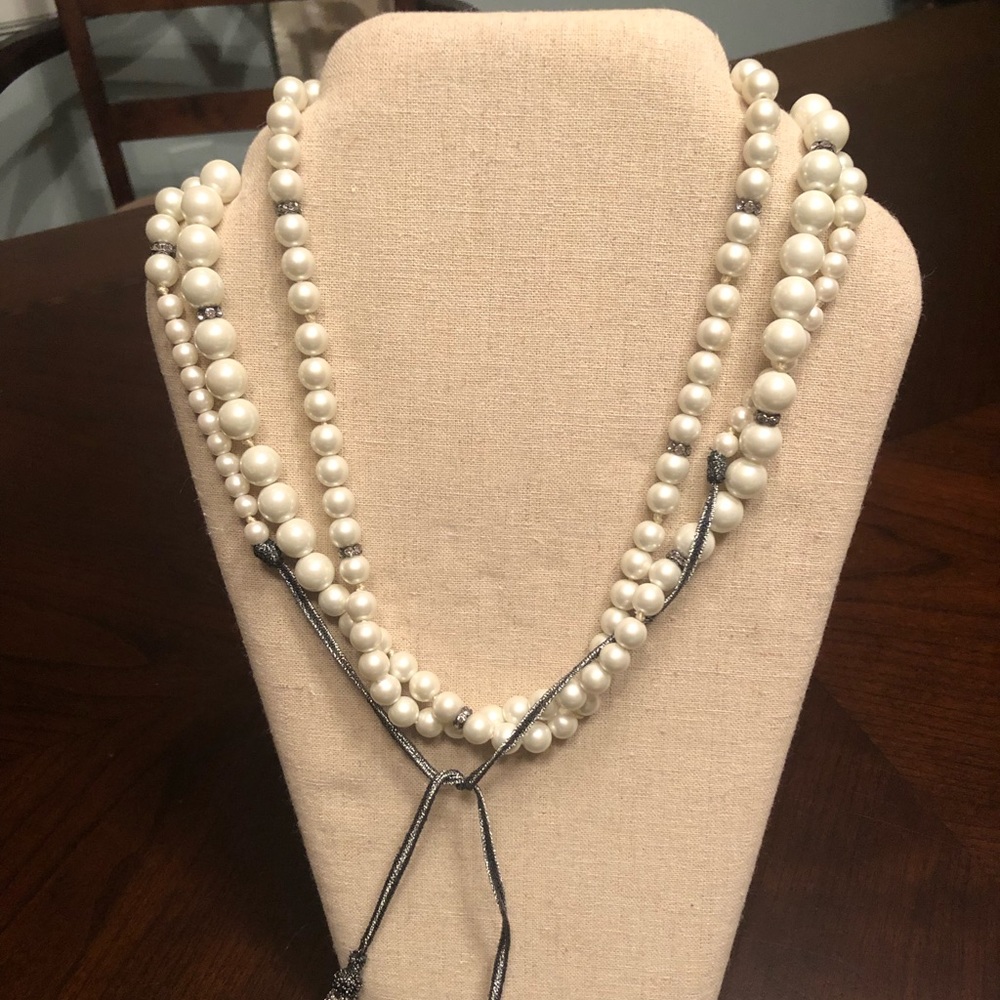 Stella & Dot Mara Pearl Necklace